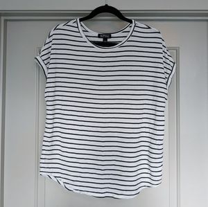 Buffalo David Bitton black & white striped shirt